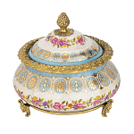 Шкатулка фарфоровая с цветочной росписью Eden Garden варинант исполнения - 1 | Loft Concept во Владивостоке