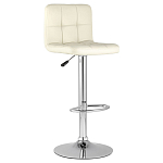 Барный стул с сиденьем молочного цвета Honory варинант исполнения - 1 | Loft Concept во Владивостоке