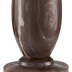 Настольная лампа из мрамора с тканевым абажуром Seductress варинант исполнения - 1 | Loft Concept во Владивостоке