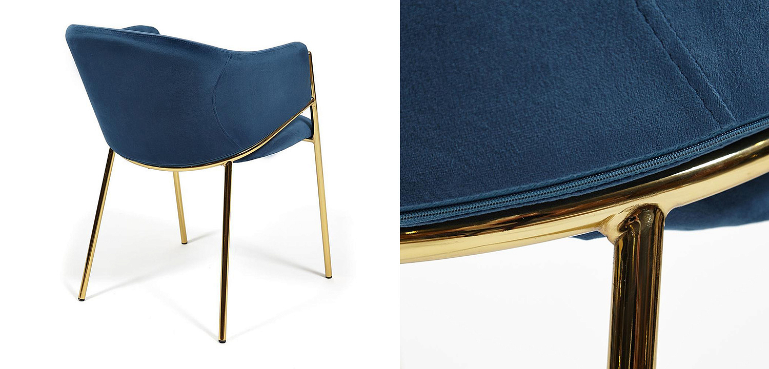 Стул Dolores blue velvet - Loft-Concept во Владивостоке