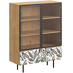 Витрина с изображением на дверцах Elise Cupboard варинант исполнения - 8 | Loft Concept во Владивостоке