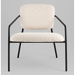 Кресло лаунж Rooney букле белый варинант исполнения - 2 | Loft Concept во Владивостоке