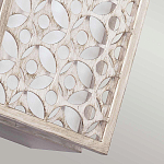 Бра прямоугольное в серебрянном цвете с ажурной решеткой Feiss варинант исполнения - 5 | Loft Concept во Владивостоке