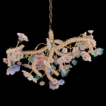 Люстра круглая с цветочным декором Miscellaneous herbs варинант исполнения - 1 | Loft Concept во Владивостоке