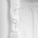 Встраиваемый в стену гипсовый светильник под покраску с колоннами и арками в античном стиле Antiquity Athena варинант исполнения - 12 | Loft Concept во Владивостоке