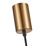 Подвесной светильник со стеклянным плафоном янтарного цвета Prestige варинант исполнения - 5 | Loft Concept во Владивостоке