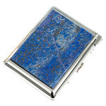 Портсигар с газовой зажигалкой из натурального камня Лазурит Stone Cigarettes Cases варинант исполнения - 6 | Loft Concept во Владивостоке