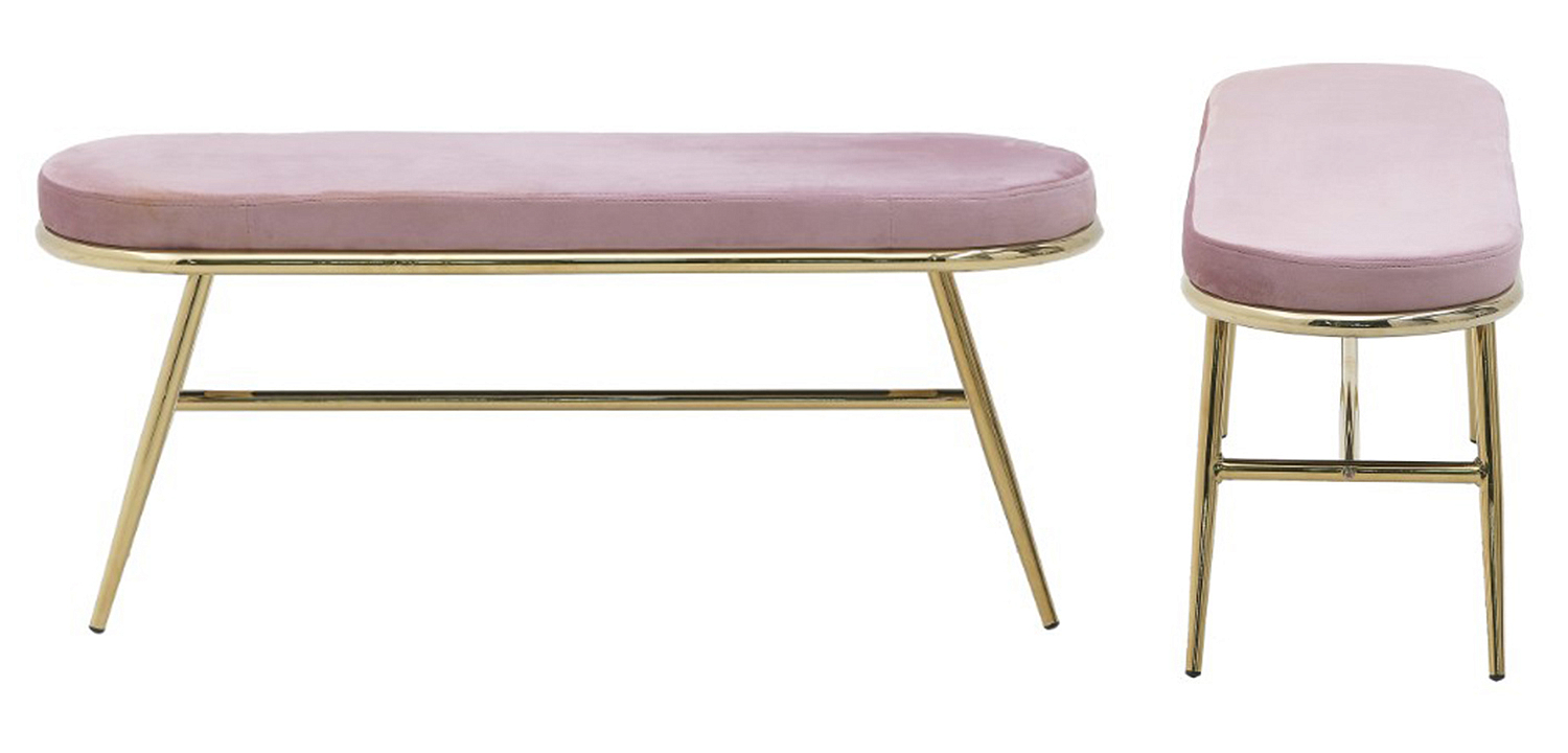 Банкетка Nicolene Banquet Pink Банкетка Nicolene Banquet Pink - Loft-Concept во Владивостоке