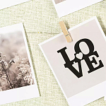 Рамка для фото с подсветкой c деревянными прищепками в комплекте Photo Backlight варинант исполнения - 4 | Loft Concept во Владивостоке