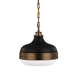 Подвесной светильник с круглым белым плафоном в индустриальном стиле Feiss варинант исполнения - 1 | Loft Concept во Владивостоке