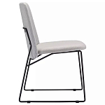 Стул мягкий светло-серый Chair Gray Runners варинант исполнения - 2 | Loft Concept во Владивостоке
