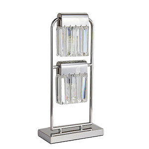 Настольная лампа Crystal Pendants chrome 2