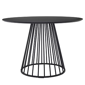 Круглый обеденный стол с основанием в виде конуса Dining table in Loft Style