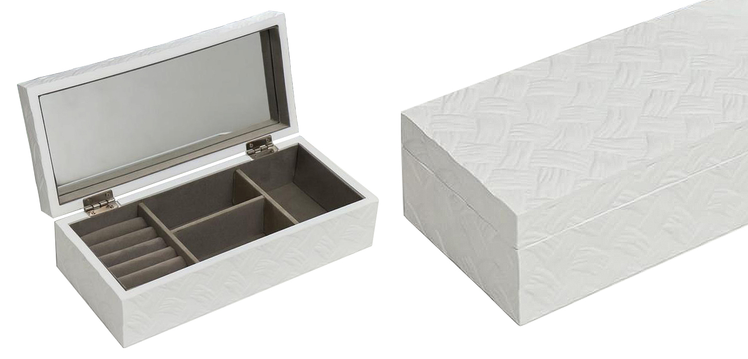 Шкатулка Weawing Wood White Box Шкатулка Weawing Wood White Box - Loft-Concept во Владивостоке