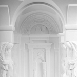 Встраиваемый в стену гипсовый светильник под покраску с колоннами и арками в античном стиле Antiquity Athena варинант исполнения - 10 | Loft Concept во Владивостоке