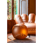 Дизайнерский кожаный пуф в виде бейсбольного мяча Poltronova Joe Ball Pouf варинант исполнения - 5 | Loft Concept во Владивостоке