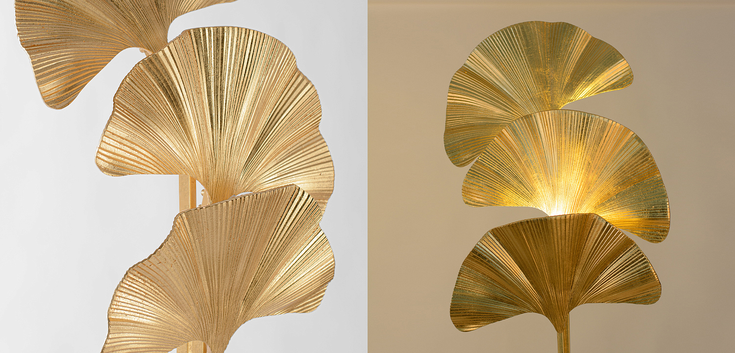 Торшер Palmas Gold Floor Lamp Торшер Palmas Gold Floor Lamp - Loft-Concept во Владивостоке