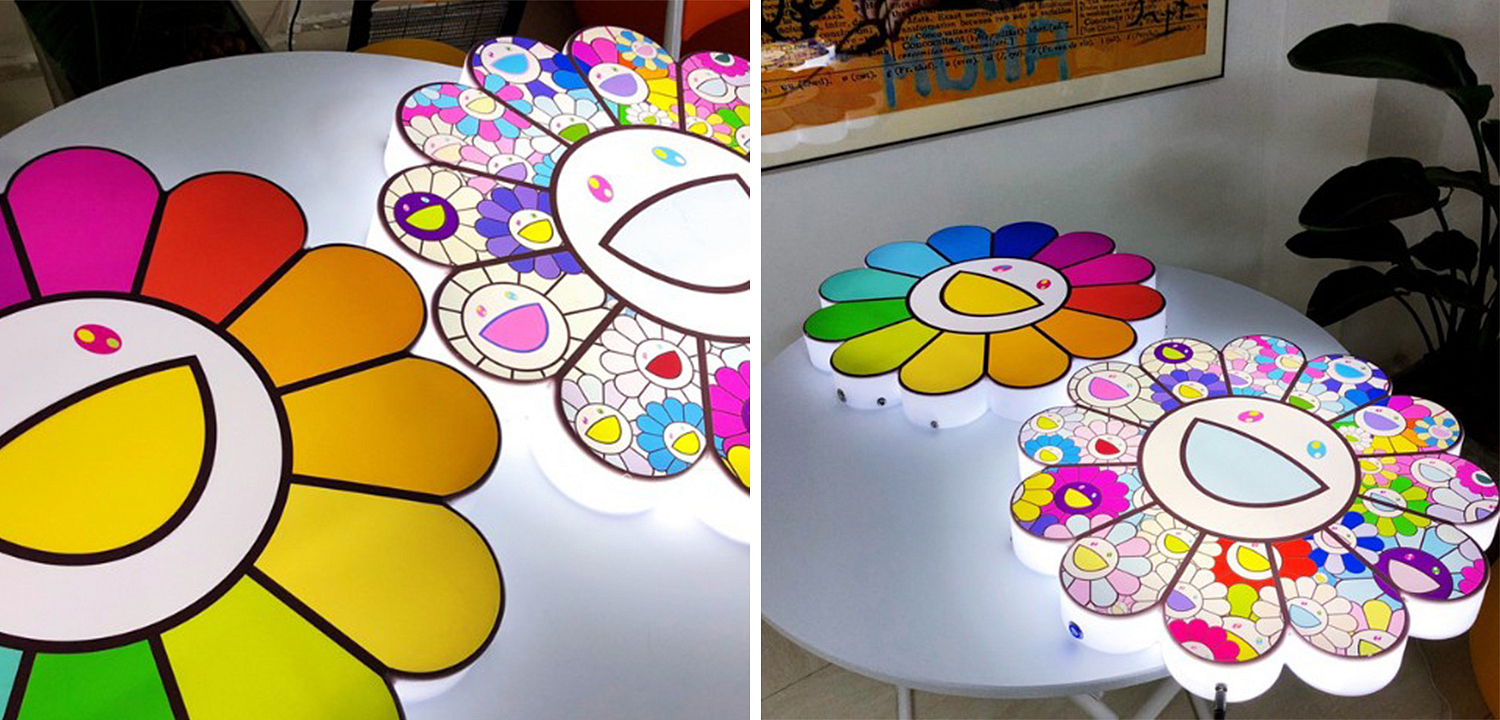 Светильник разноцветный подсолнух Takashi Murakami 2 Светильник разноцветный подсолнух Takashi Murakami 2 - Loft-Concept во Владивостоке