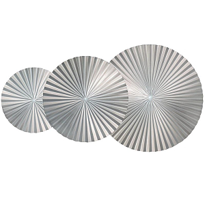 Арт-объект Apollo Silver Wall Plaque Disc 3