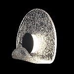 Бра из текстурированного прозрачного стекла с изогнутым краем Textured Glass  варинант исполнения - 1 | Loft Concept во Владивостоке