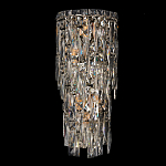 Бра с каскадом из прозрачного хрусталя и корпусом из металла цвета хром Constant Sparks варинант исполнения - 5 | Loft Concept во Владивостоке