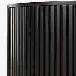 Черный приставной стол с местом для хранения Smart Textured Table варинант исполнения - 3 | Loft Concept во Владивостоке