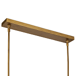 Люстра линейная полукруглой формы Wooden Horseshoe варинант исполнения - 5 | Loft Concept во Владивостоке