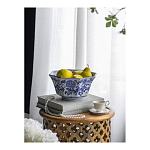 Чаша белая с синим цветочным узором Chino Dishes варинант исполнения - 2 | Loft Concept во Владивостоке