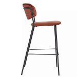 Стул барный с широкой полукруглой спинкой Chair Smooth Shapes варинант исполнения - 2 | Loft Concept во Владивостоке