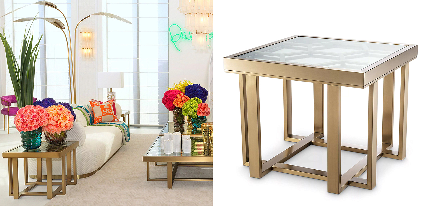 Приставной стол Philipp Plein Side Table Skeleton Приставной стол Philipp Plein Side Table Skeleton - Loft-Concept во Владивостоке
