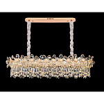 Люстра с декоративными элементами в виде крупных хрустальных цветов Palace Gardens варинант исполнения - 4 | Loft Concept во Владивостоке