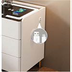 Умная прикроватная тумбочка c зарядкой для телефона Smart Furniture варинант исполнения - 3 | Loft Concept во Владивостоке