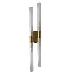 Бра с двумя цилиндрическими матовыми плафонами на круглом основании Delta Light варинант исполнения - 1 | Loft Concept во Владивостоке