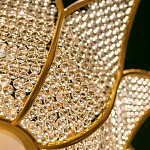 Люстра в форме тюльпана с лепестками из прозрачных стеклянных бусин Hanging Flowers варинант исполнения - 5 | Loft Concept во Владивостоке