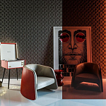 Гипсовая 3D Панель M-18 варинант исполнения - 1 | Loft Concept во Владивостоке