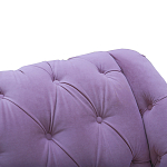 Кушетка фиолетовая с мягкой обивкой из велюра Michael Couch варинант исполнения - 4 | Loft Concept во Владивостоке
