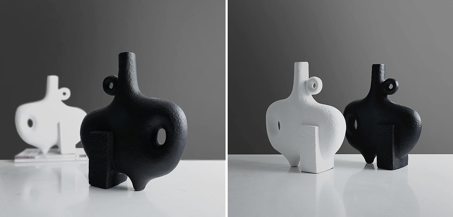 Ваза Molecule Collection Nao Black Vase Ваза Molecule Collection Nao Black Vase - Loft-Concept во Владивостоке