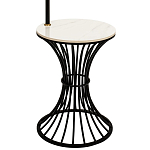 Торшер с абажуром и приставным столом Fazio Lighting and Furniture Floor Lamp варинант исполнения - 2 | Loft Concept во Владивостоке