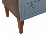 Комод серый из массива бука с 3-мя ящиками Wenge Light варинант исполнения - 4 | Loft Concept во Владивостоке