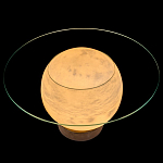 Торшер - журнальный стол Cryptocrystalline Stone варинант исполнения - 7 | Loft Concept во Владивостоке