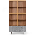 Широкий стеллаж с принтом Elise Rack варинант исполнения - 4 | Loft Concept во Владивостоке