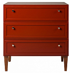 Комод красный из массива бука с 3-мя ящиками Wenge Light варинант исполнения - 2 | Loft Concept во Владивостоке
