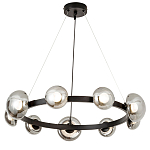 Светодиодная кольцевая люстра IONA Сhandelier black варинант исполнения - 2 | Loft Concept во Владивостоке