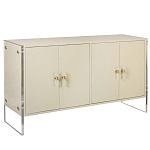 Комод бежевый на прозрачных боковых ножках Stingray Beige Dresser варинант исполнения - 1 | Loft Concept во Владивостоке
