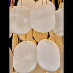 Люстра с овальными подвесками из натурального камня Spatial Composition варинант исполнения - 4 | Loft Concept во Владивостоке