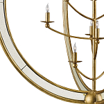 Люстра круглая с состаренными зеркальными элементами на корпусе Sample of Purity варинант исполнения - 1 | Loft Concept во Владивостоке