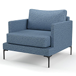 Мебельная ткань Шенилл голубой цвет 138 см T4-26 варинант исполнения - 5 | Loft Concept во Владивостоке