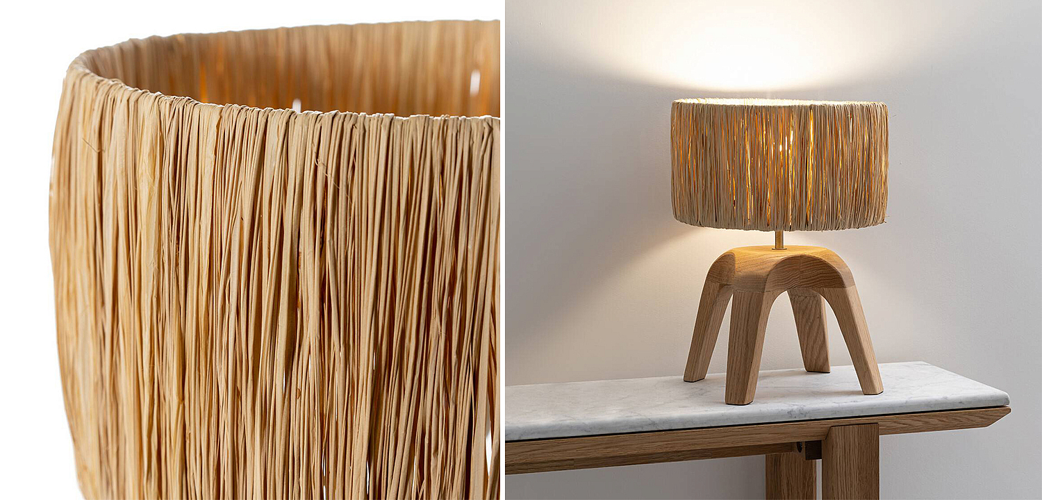 Настольная лампа Sander Wicker 4 legs Настольная лампа Sander Wicker 4 legs - Loft-Concept во Владивостоке