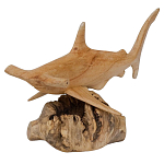 Статуэтка из дерева рыба-молот Animals of the World варинант исполнения - 4 | Loft Concept во Владивостоке