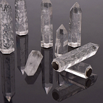 Люстра с двумя кольцами черного цвета с хрустальными элементами QUARTZ CRYSTAL варинант исполнения - 13 | Loft Concept во Владивостоке